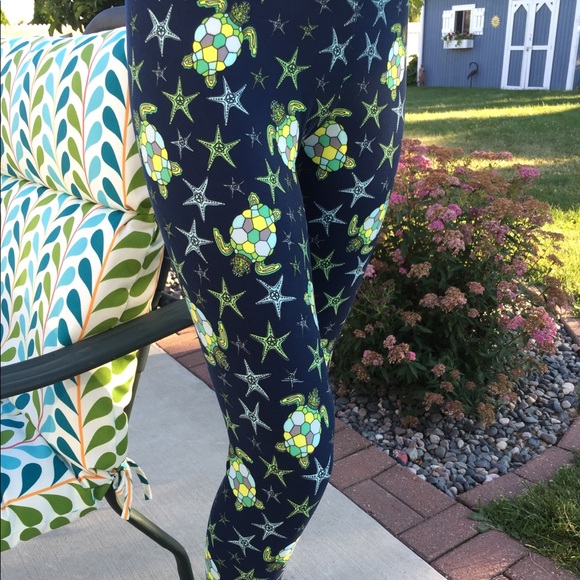 MomMe And More Pants - NEW WOMEN’S SEA TURTLES LEGGINGS OCEAN PRINT